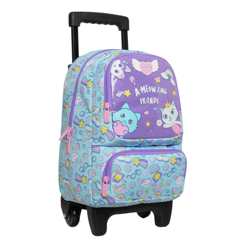 MOCHILA INFANTIL NIÑA WINNER CAT PRINT MENTA HEAD - 1