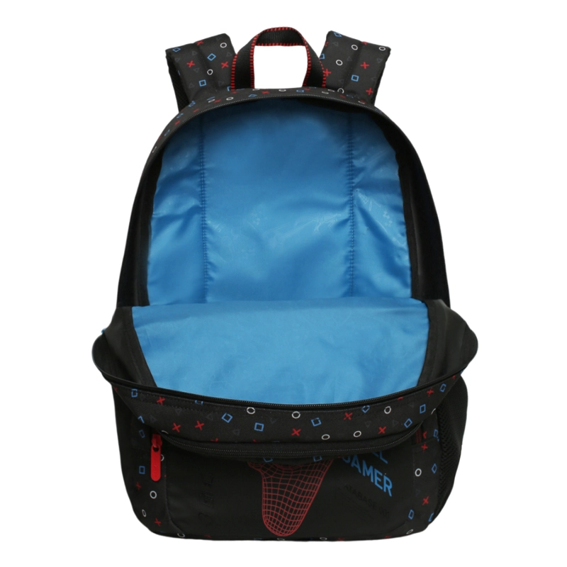 MOCHILA INFANTIL NIÑO FANTASY GAMER NEGRO HEAD - 3