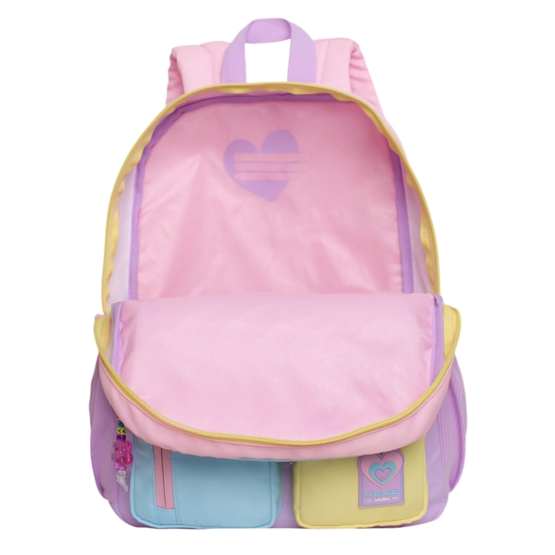 MOCHILA INFANTIL NIÑA FUNNY BRILLO BLOCK FADED HEAD - 4