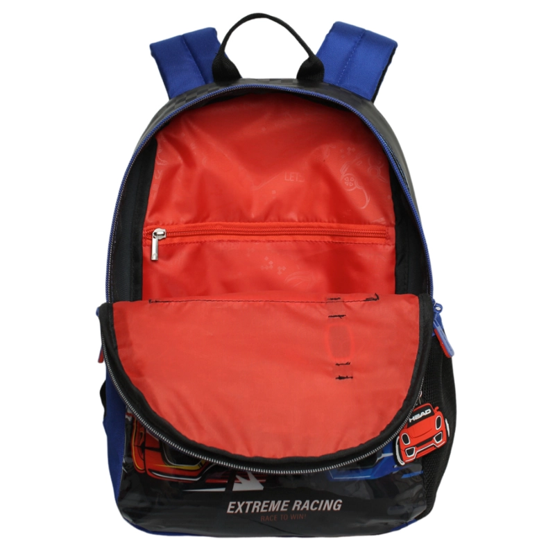MOCHILA INFANTIL NIÑO BIONICA RACING AZUL HEAD - 4