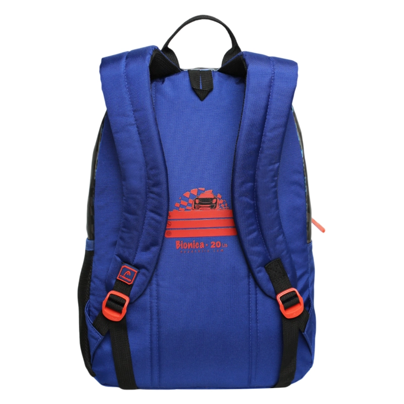 MOCHILA INFANTIL NIÑO BIONICA RACING AZUL HEAD - 6
