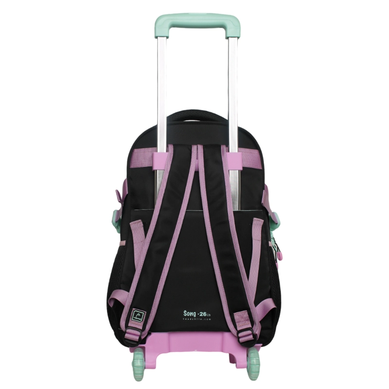 MOCHILA CON RUEDAS INFANTIL SONG COLORES NEGRO HEAD - 6