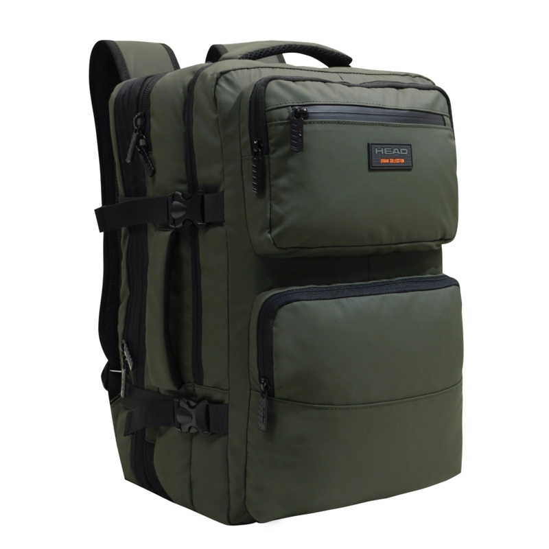 MOCHILA VIAJE EXPANDIBLE JOURNEY REVERSE VERDE HEAD - 1