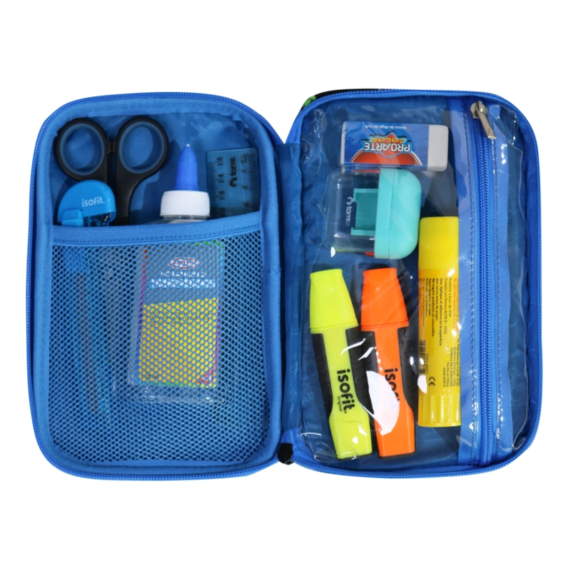 ESTUCHE INFANTIL NIÑO RIGIDO BOX SPEED CAR NEGRO HEAD - 4
