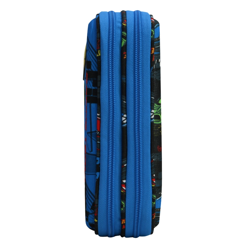 ESTUCHE INFANTIL NIÑO RIGIDO BOX SPEED CAR NEGRO HEAD - 5