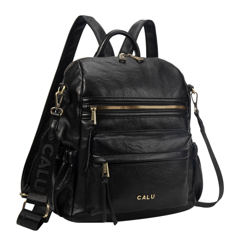 MOCHILA CON DOBLE FUNCION INDIE NEGRO CALU - 1