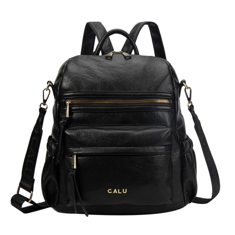 MOCHILA CON DOBLE FUNCION INDIE NEGRO CALU - 2