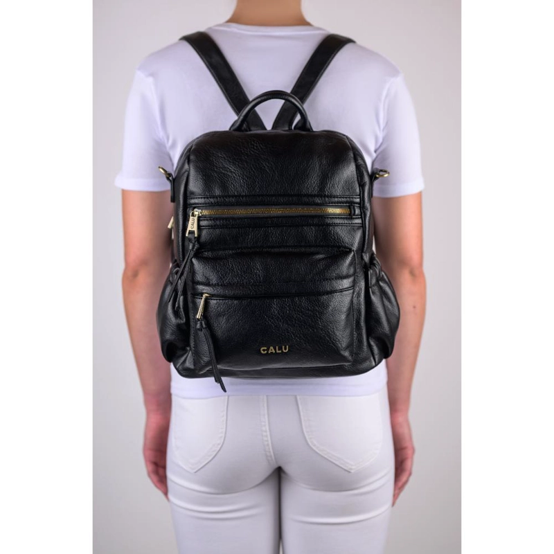 MOCHILA CON DOBLE FUNCION INDIE NEGRO CALU - 7