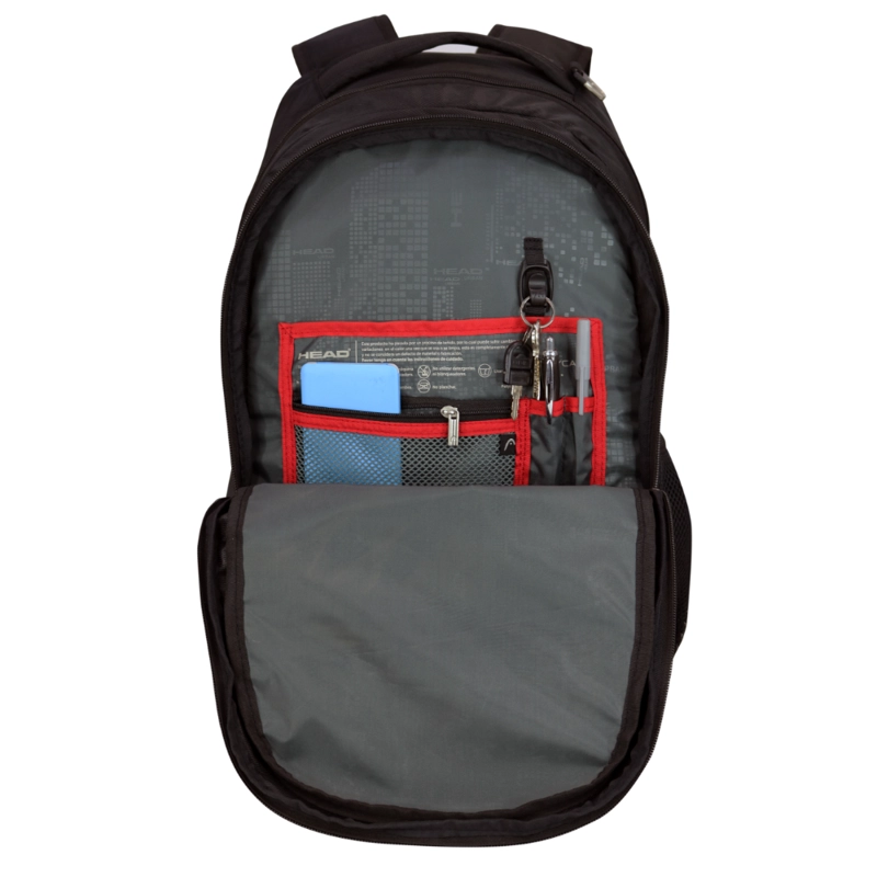 MOCHILA EJECUTIVA NOTEBOOK TAYCAN NEGRO HEAD - 4