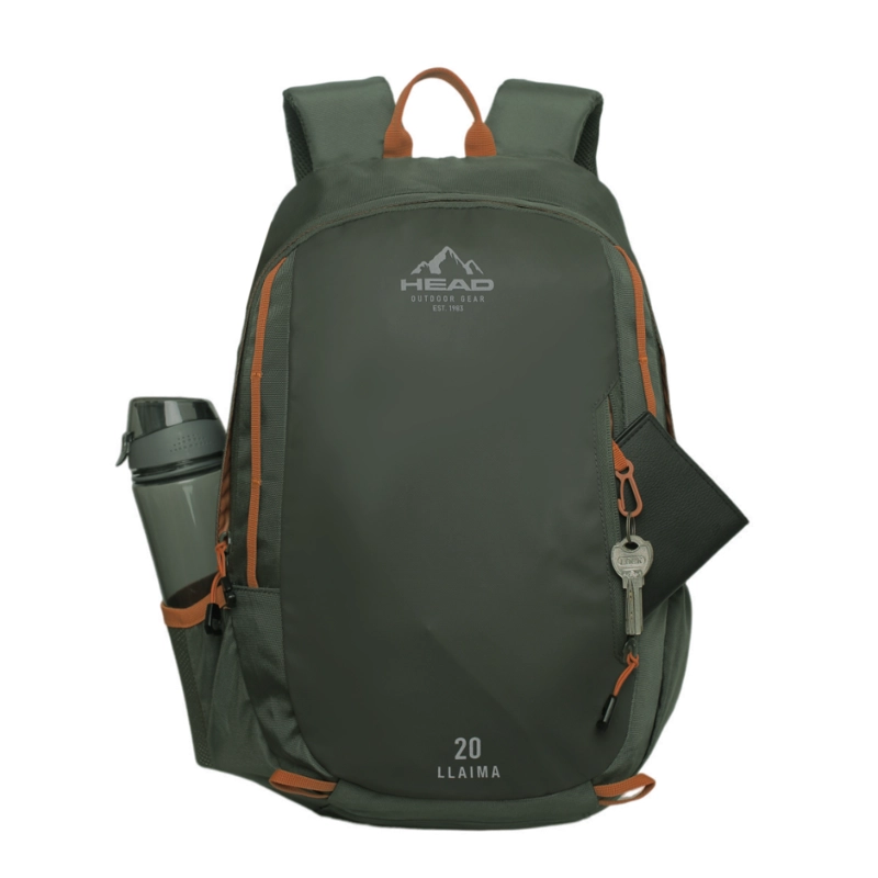 MOCHILA OUTDOOR CAMPING LLAIMA 20L VERDE HEAD - 2