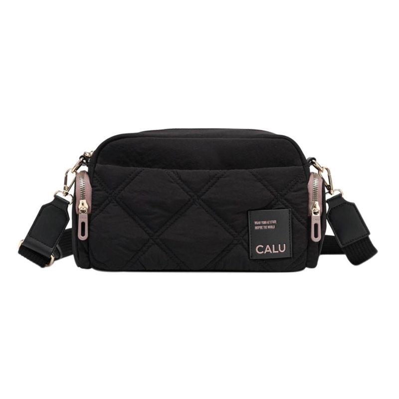 BANDOLERA CASUAL MUJER BIANCA NEGRO CALU - 2
