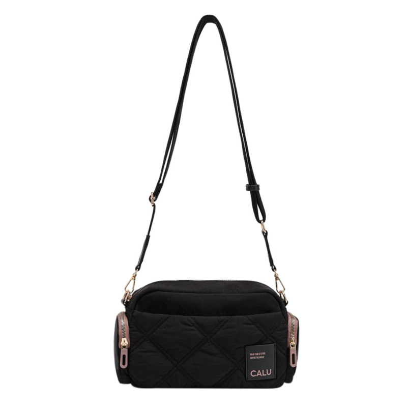 BANDOLERA CASUAL MUJER BIANCA NEGRO CALU - 3