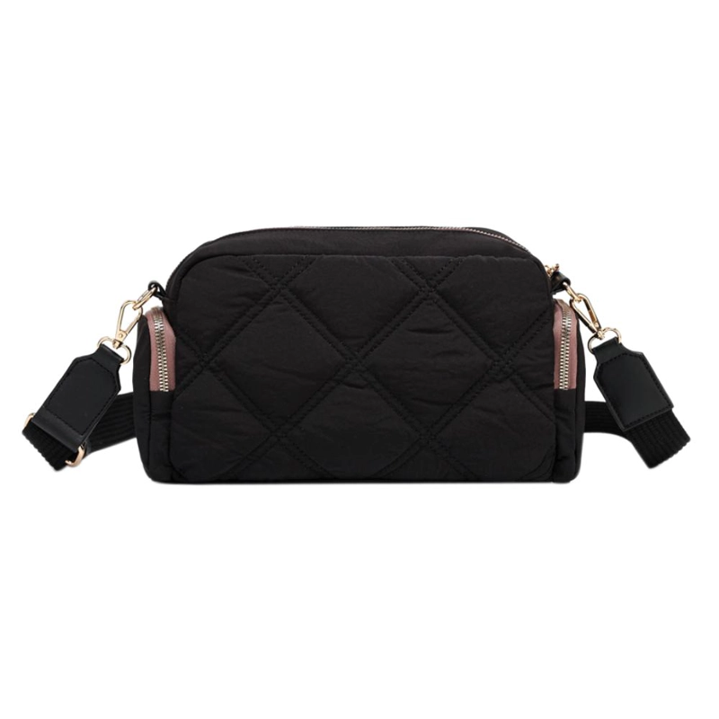 BANDOLERA CASUAL MUJER BIANCA NEGRO CALU - 6