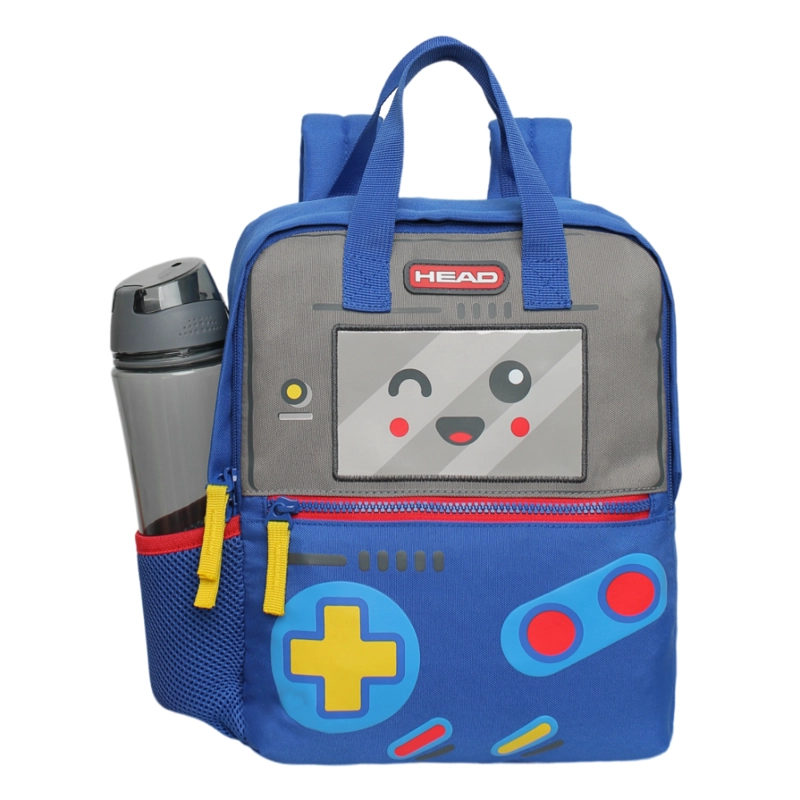 MOCHILA INFANTIL NIÑO PEPA VIDEO GAME AZUL HEAD - 2