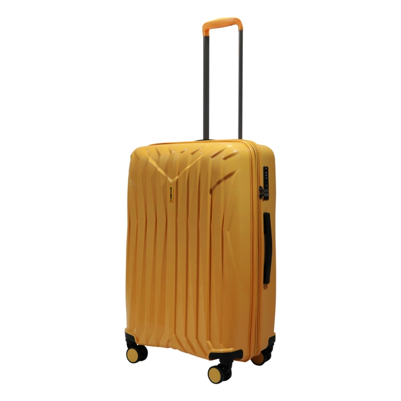 MALETA ARUBA M EXPANDIBLE TSA AMARILLO ANTIRAYADO HEAD - 1