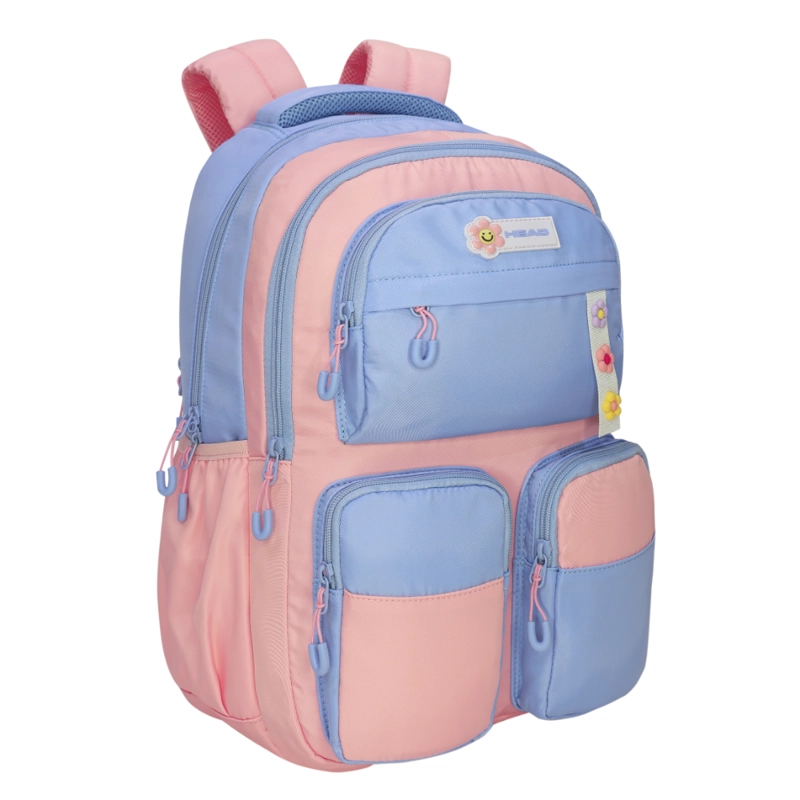 MOCHILA MUJER KAWAII TWIST BLOCK ROSADO HEAD - 1