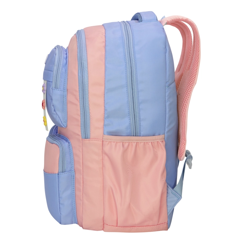 MOCHILA MUJER KAWAII TWIST BLOCK ROSADO HEAD - 4
