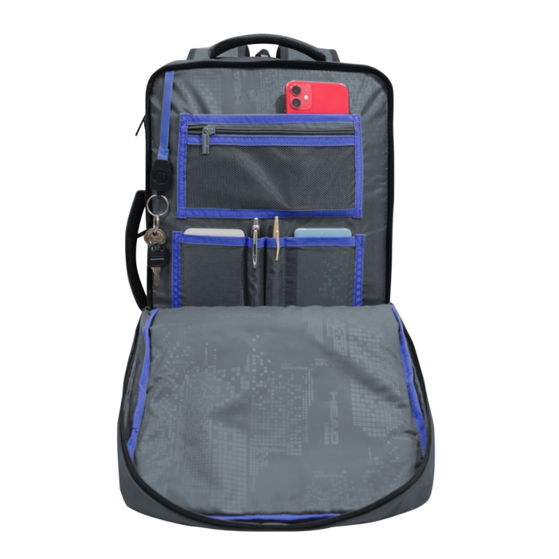 MOCHILA VIAJE EXPANDIBLE JOURNEY REVERSE GRIS HEAD - 4