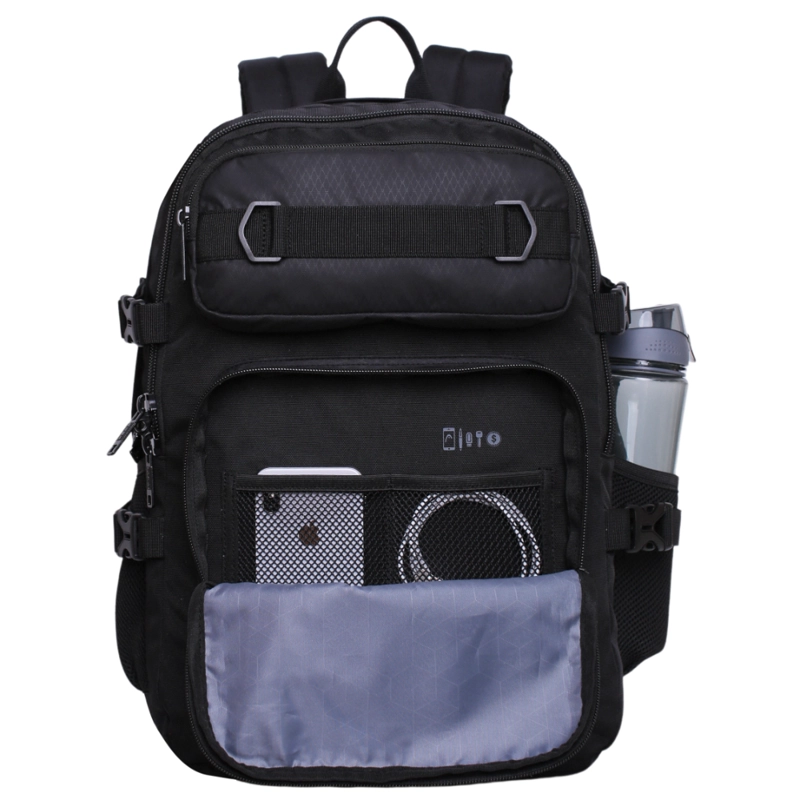 MOCHILA LOGAN 40L REVERSE ROMBOS NEGRO HEAD - 3