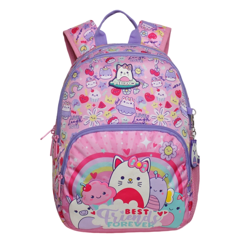 MOCHILA INFANTIL NIÑA GUM BEST FRIEND ROSADO HEAD - 2
