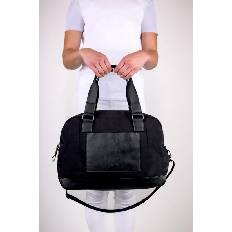 BOLSO DOBLE USO CRUZADO URSULA NEGRO CALU - 7