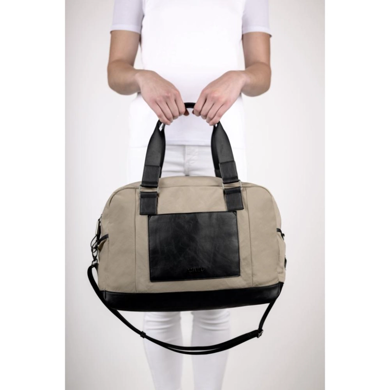 BOLSO DOBLE USO CRUZADO URSULA BEIGE CALU - 7