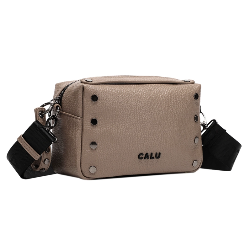 CARTERA BANDOLERA MILLIE PU CAFE CALU - 1