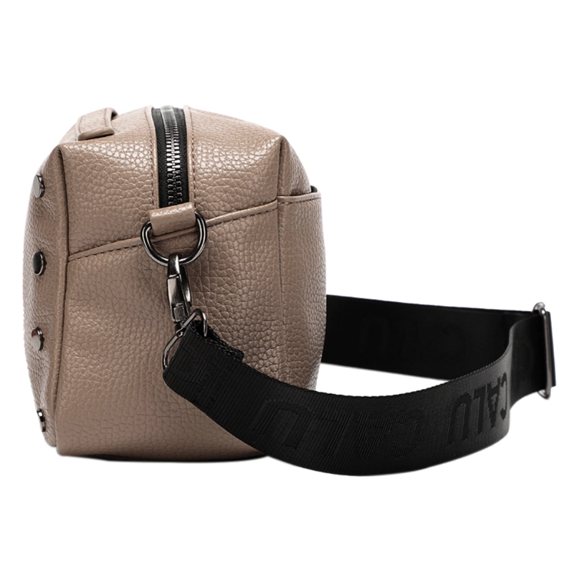 CARTERA BANDOLERA MILLIE PU CAFE CALU - 5