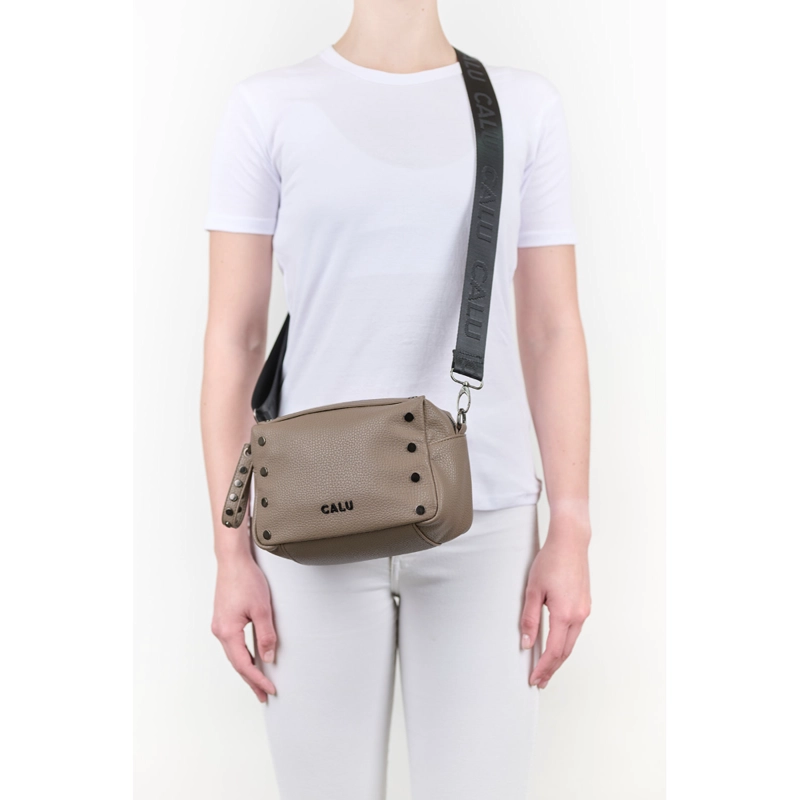 CARTERA BANDOLERA MILLIE PU CAFE CALU - 7