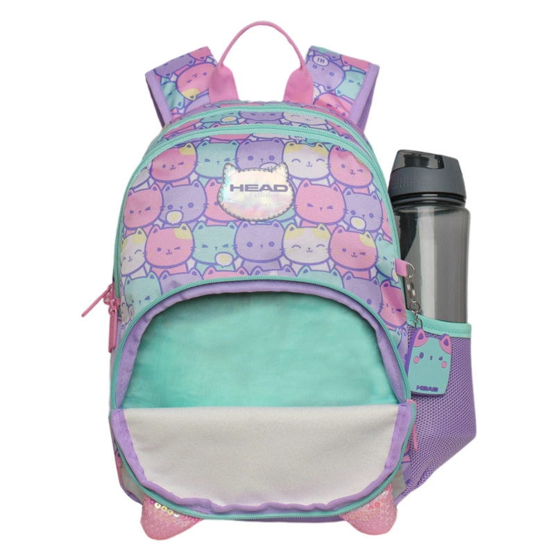 MOCHILA INFANTIL NIÑA GUM NEW GATOS PASTEL HEAD - 3