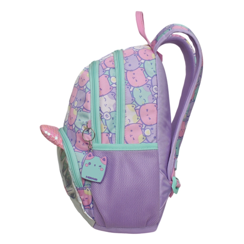 MOCHILA INFANTIL NIÑA GUM NEW GATOS PASTEL HEAD - 4