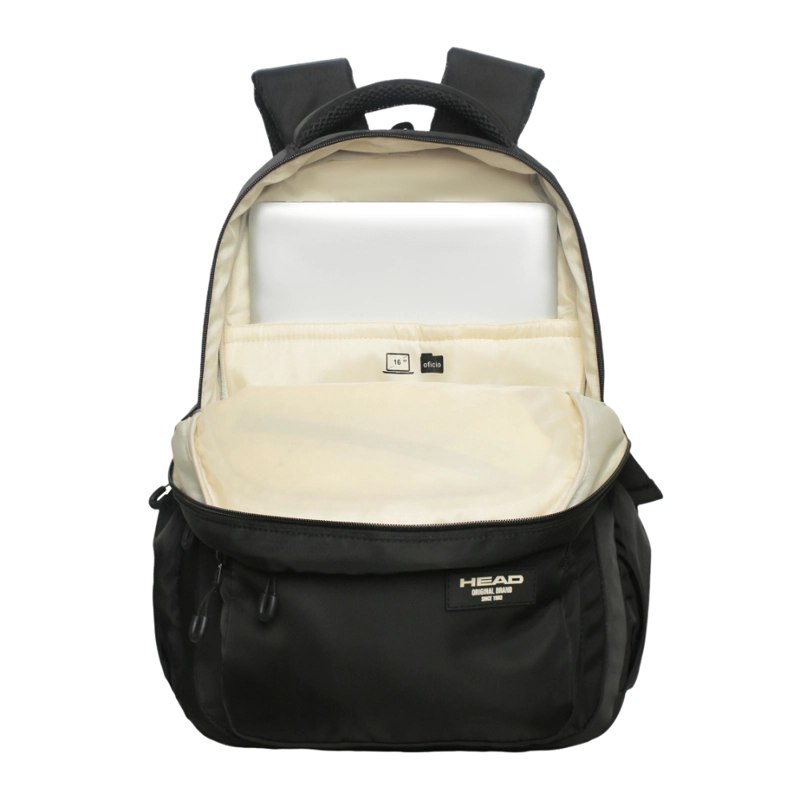 MOCHILA MUJER NOTEBOOK MIURA BLOCK NEGRO HEAD - 4