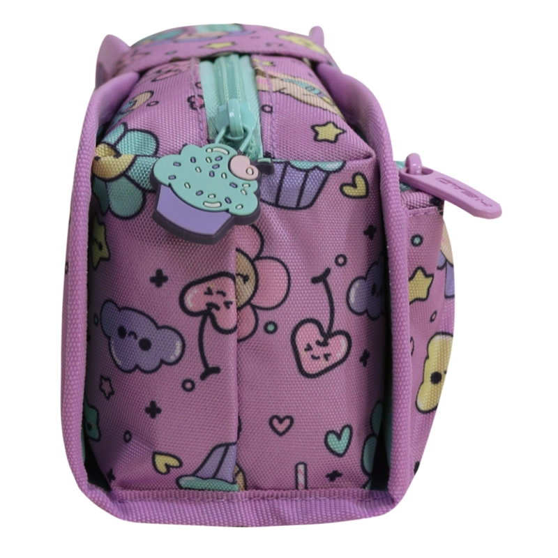 ESTUCHE INFANTIL NIÑA CHERRY CAPIBARA MORADO HEAD - 5