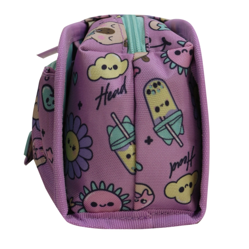 ESTUCHE INFANTIL NIÑA CHERRY CAPIBARA MORADO HEAD - 6