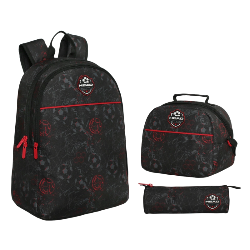 PACK COOL ESCOLAR (X3) NIÑO SOCCER NEGRO HEAD - 1