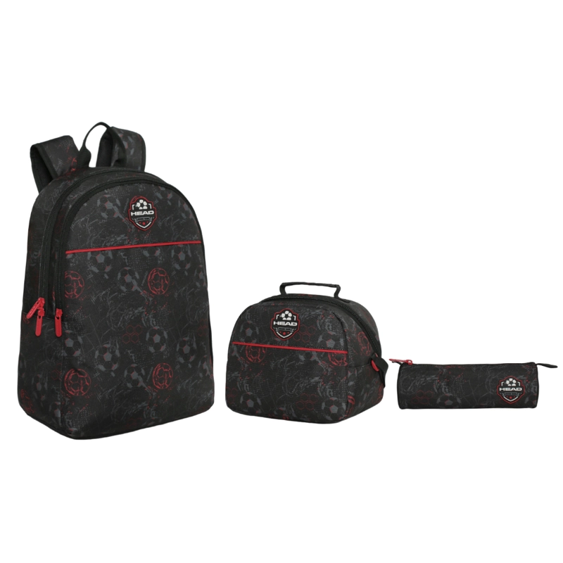PACK COOL ESCOLAR (X3) NIÑO SOCCER NEGRO HEAD - 2