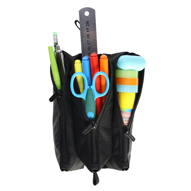 ESTUCHE TRIPLE MUJER MARCH REVERSE ROMBOS NEGRO HEAD - 3