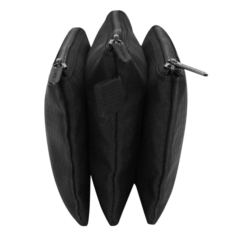ESTUCHE TRIPLE MUJER MARCH REVERSE ROMBOS NEGRO HEAD - 4