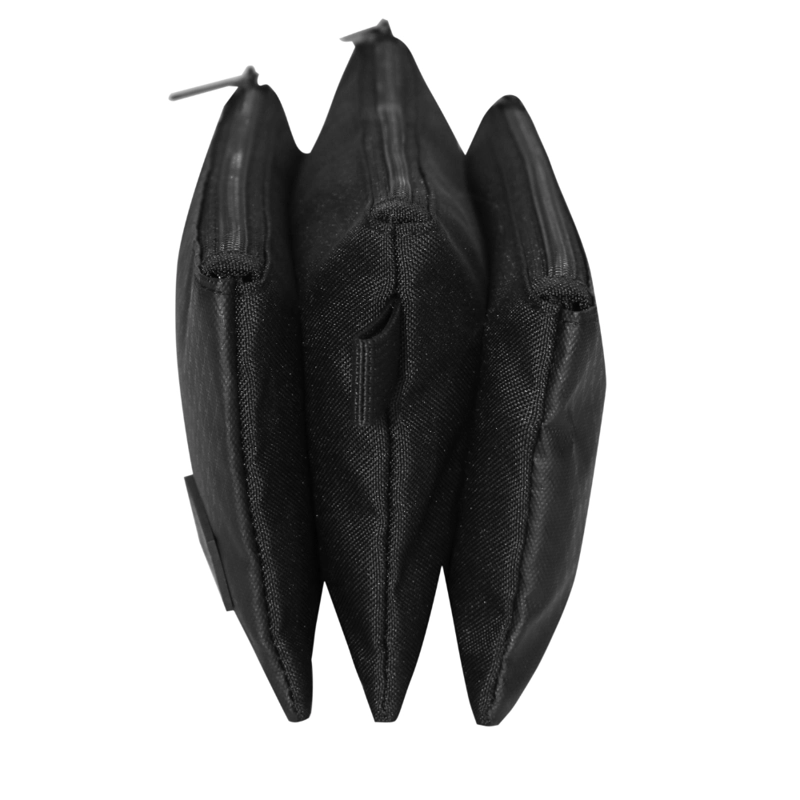 ESTUCHE TRIPLE MUJER MARCH REVERSE ROMBOS NEGRO HEAD - 5