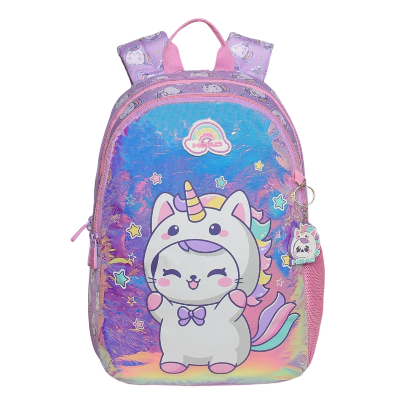 MOCHILA INFANTIL NIÑA BIONICA GATICORNIO LILA HEAD - 2