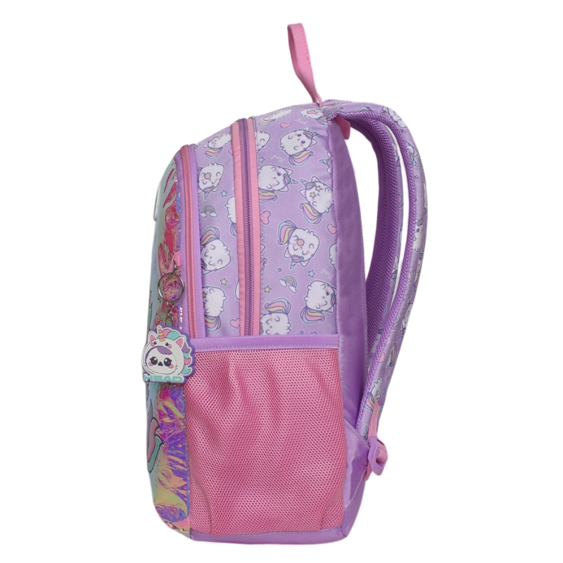 MOCHILA INFANTIL NIÑA BIONICA GATICORNIO LILA HEAD - 5