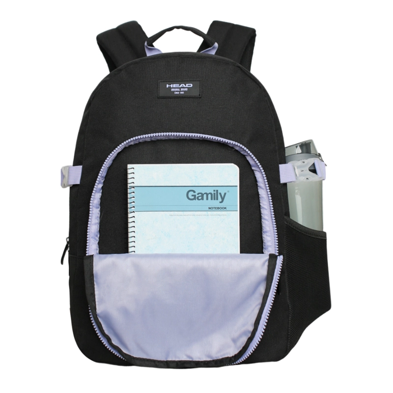 MOCHILA COMPACTA MUJER DIVA NEGRO LILA HEAD - 2