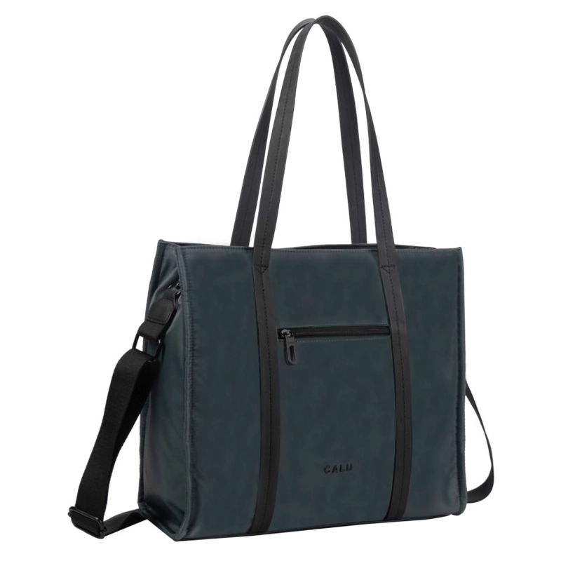 CARTERA TOTE PORTA LAPTOP 14 ALANA PETROLEO CALU - 1