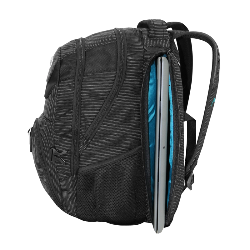 MOCHILA PORTA LAPTOP NEW Q7 40L TWIN TONE NEGRO HEAD - 6