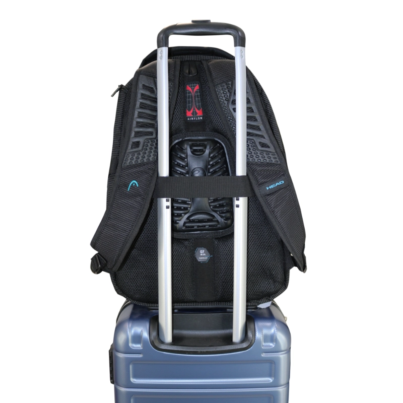 MOCHILA PORTA LAPTOP NEW Q7 40L TWIN TONE NEGRO HEAD - 8