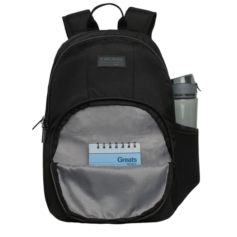 MOCHILA COMPACTA CHIRON REVERSE NEGRO TURQUESA HEAD - 2