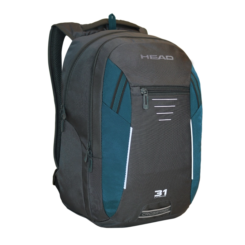 MOCHILA PORTA LAPTOP CROSSTREK NEW GRIS TURQUESA HEAD - 1