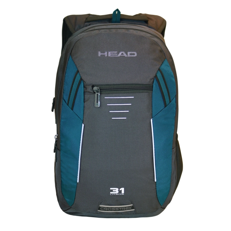 MOCHILA PORTA LAPTOP CROSSTREK NEW GRIS TURQUESA HEAD - 2