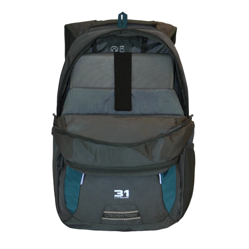 MOCHILA PORTA LAPTOP CROSSTREK NEW GRIS TURQUESA HEAD - 3