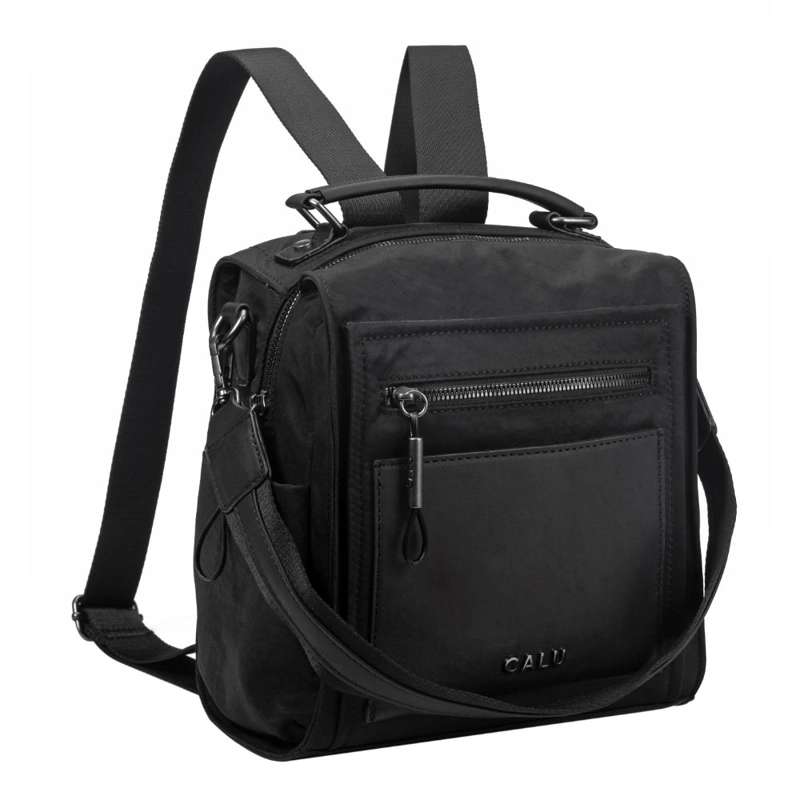 MOCHILA DOBLE USO ELEANOR NEGRO CALU - 1